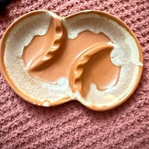 Vintage Sequoia Ware Ceramic Ashtray with drip glaze